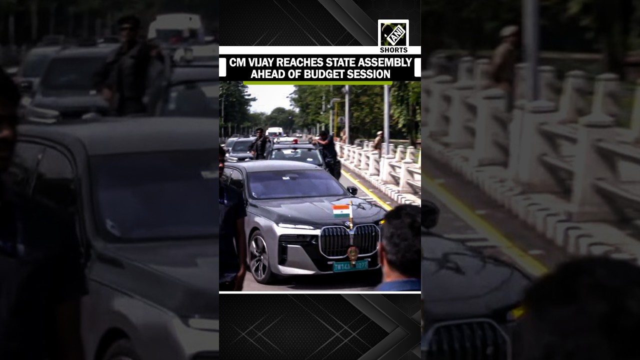 TN CM Vijay reaches assembly, TVK govt to present its maiden budget today amid political showdown