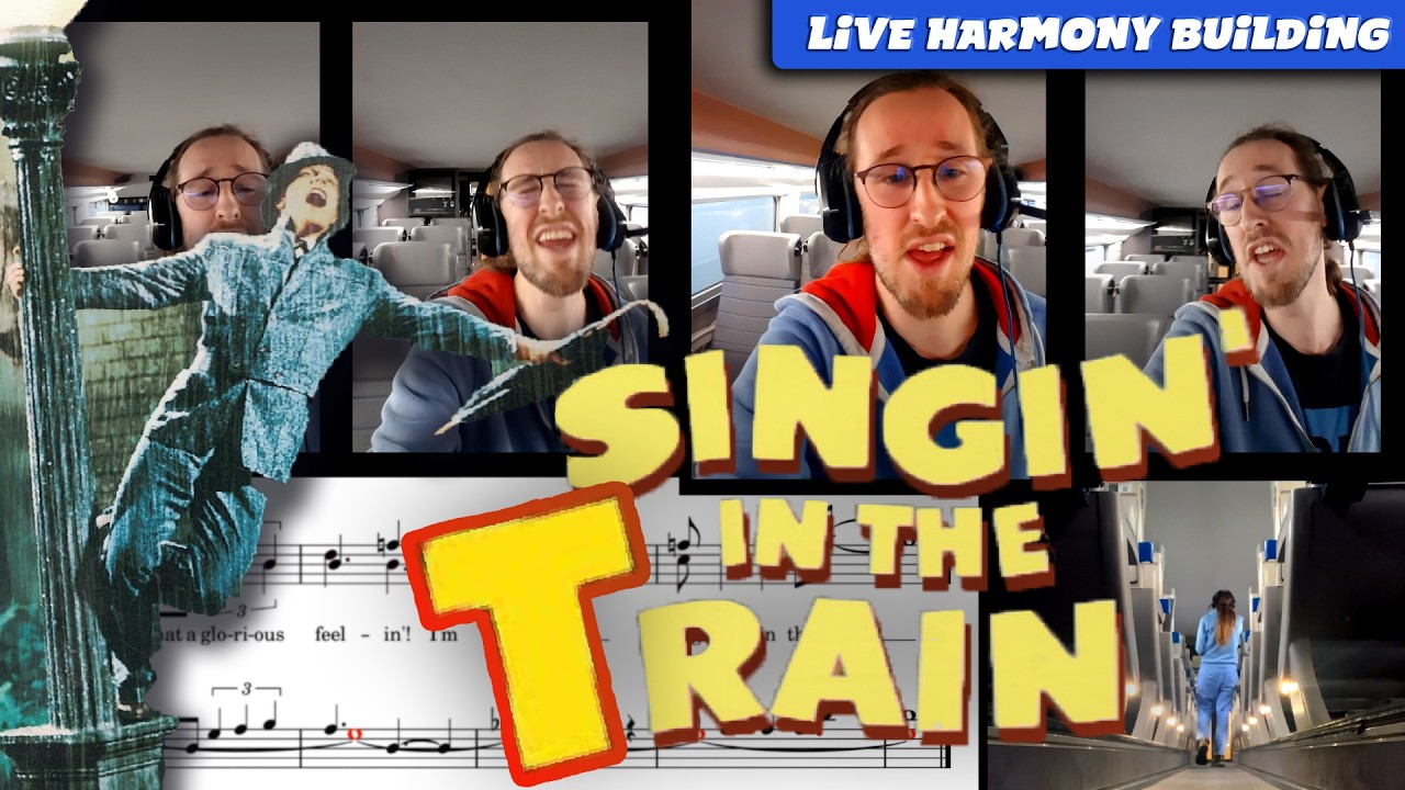 when you find an empty train coach and you like singing