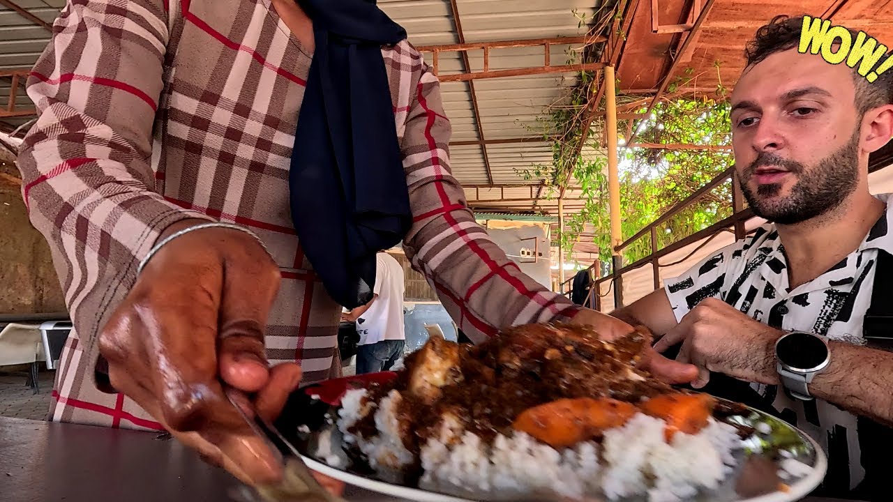 🍲Probando comida callejera en GAMBIA por 1,3€‼️