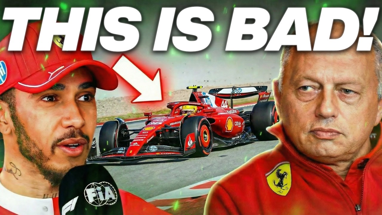 Hamilton NOT HAPPY After Ferrari FUMBLES In Bahrain Testing Session!