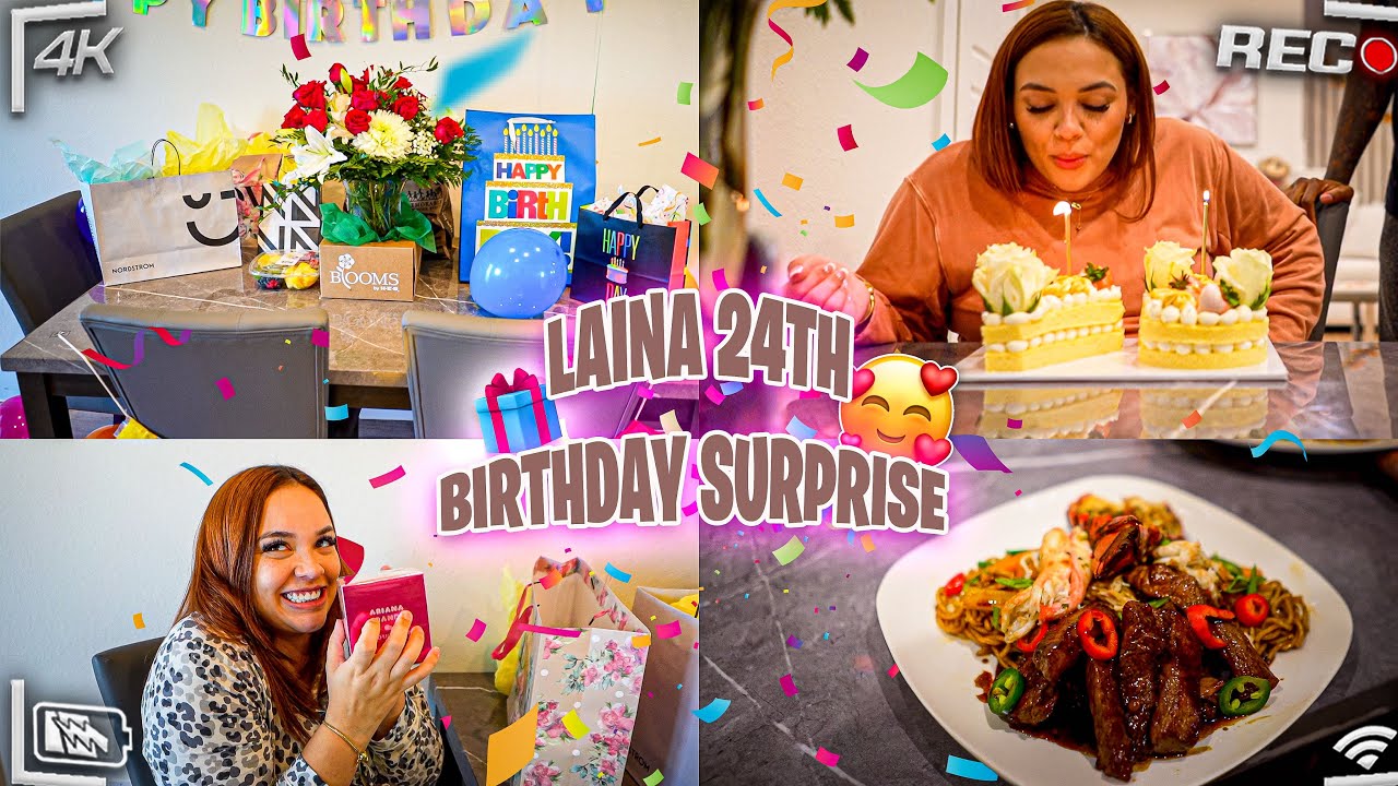LAINA 24TH BIRTHDAY SURPRISE!!!