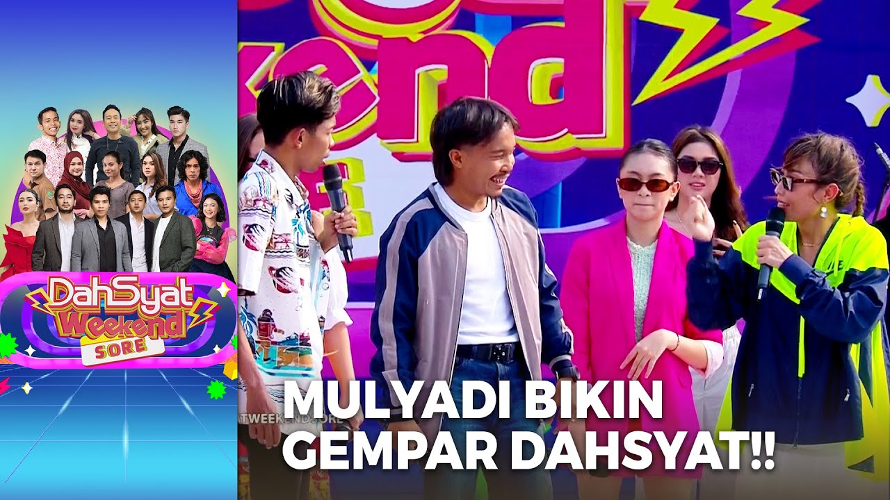 SERU ABIS!! Main Games Estafet Dance Bareng Mulyadi | DAHSYAT WEEKEND SORE