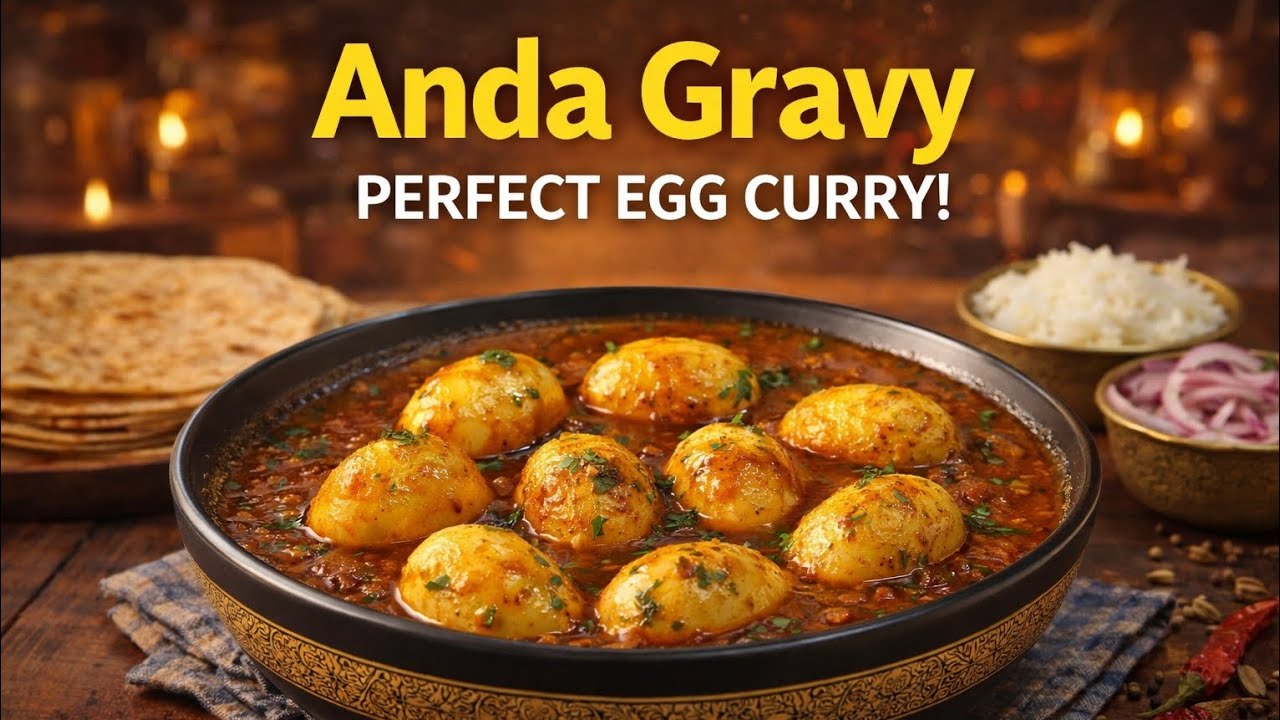 Anda Curry Dhaba Style | Restaurant Style Egg Gravy 😍 Ghar Pe Banaoge Toh Hotel Bhool Jaoge! 