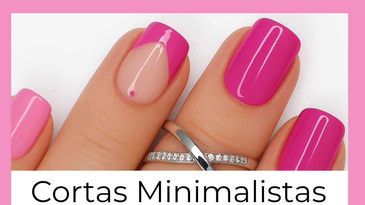 5 Diseños de Uñas Cortas MINIMALISTAS para USO DIARIO