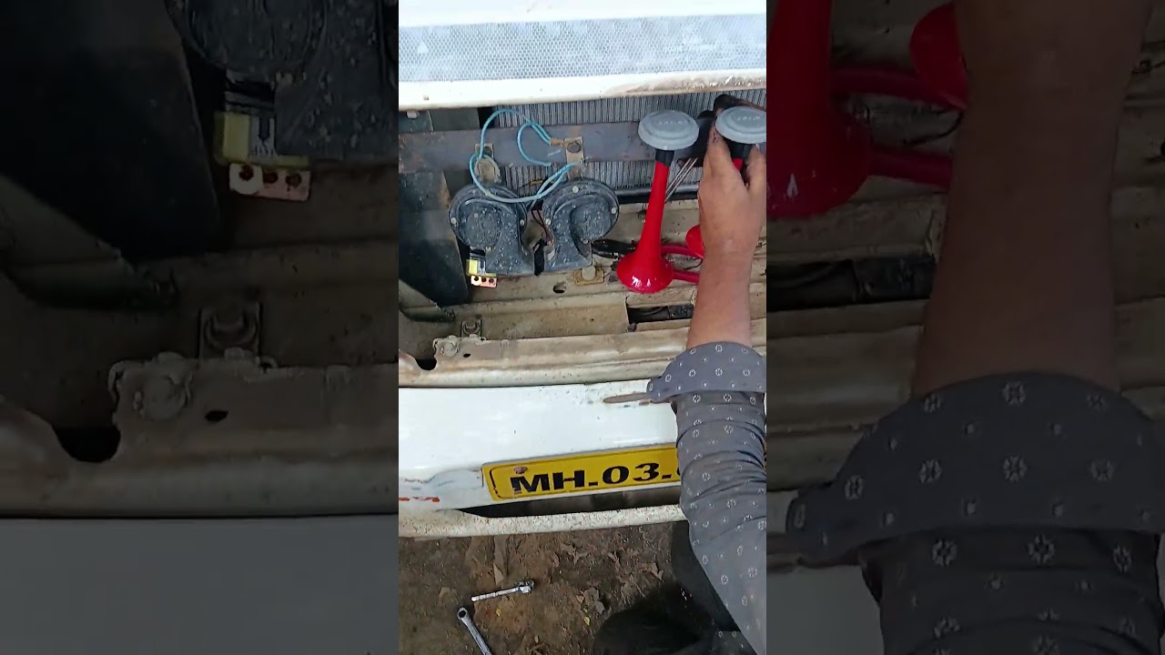 bolero pick up pressure horn stabel fitting#fitter #mechanic #ytshorts #subscribe #hardwork #viral