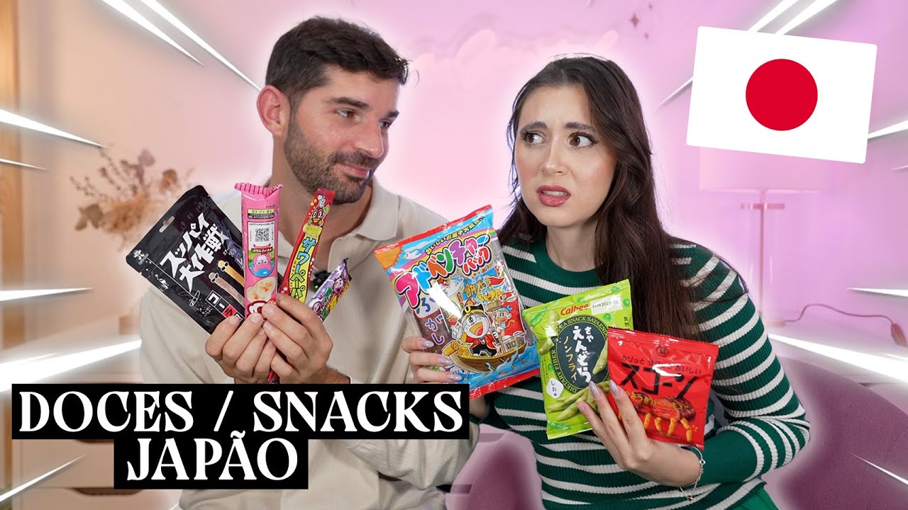 DOCES e SNACKS do JAPÃO | Joana Gentil