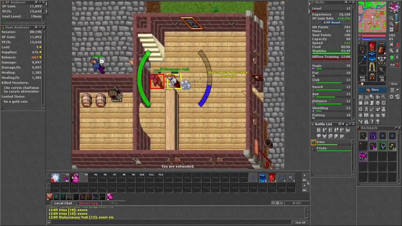TESTUJE EXORI VIS | TIBIA