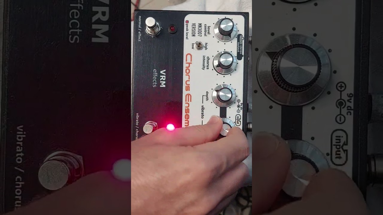 Testing the VRM Effects Chorus Ensemble pedal
