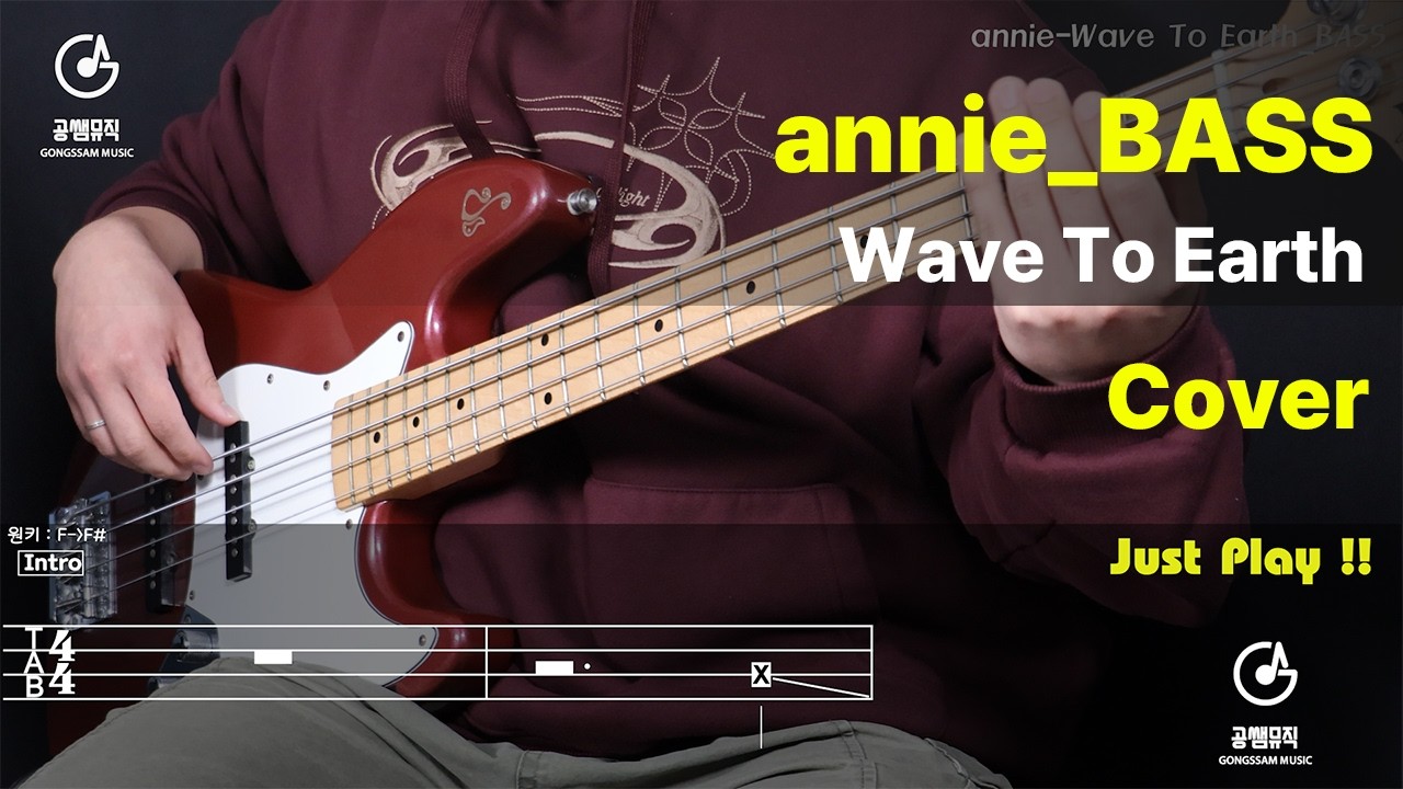 annie-Wave To Earth Cover[BASS Cover + 악보]