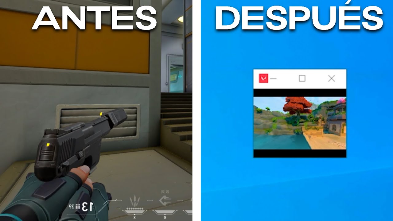VALORANT pero MORIR BAJA la RESOLUCIÓN (modo ventana😭)