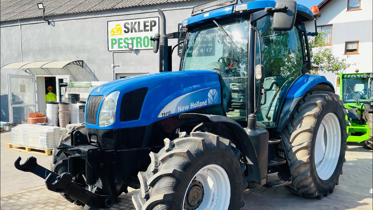 New Holland TS115A, 115 km, rewers, klima, nowe opony,przedni tuz, prezentacja  SPRZEDANY *PESTROL*