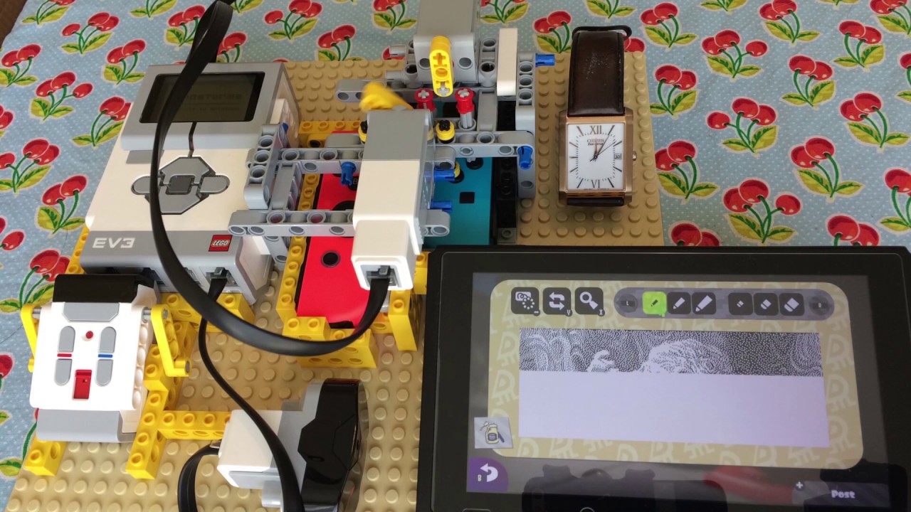 Nintendo Switch + Lego EV3 Robot = Splatoon 2 Auto Draw