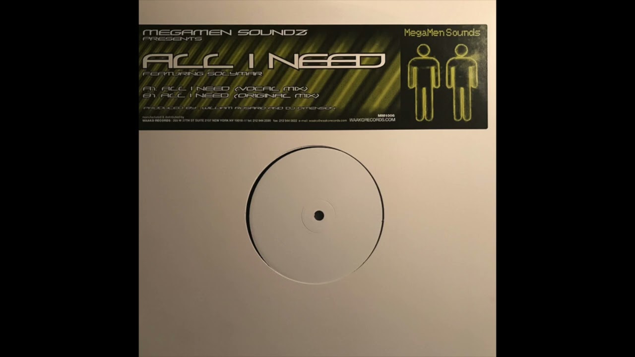 MegaMen Sounds and SolyMar - All I Need (Vocal Mix)