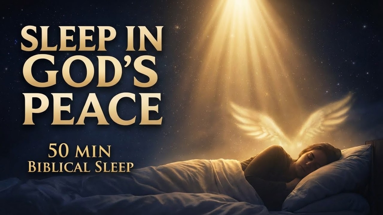 Fall Asleep with God’s Word. ✝️ 50 Minute Peaceful Bible Sleep Meditation