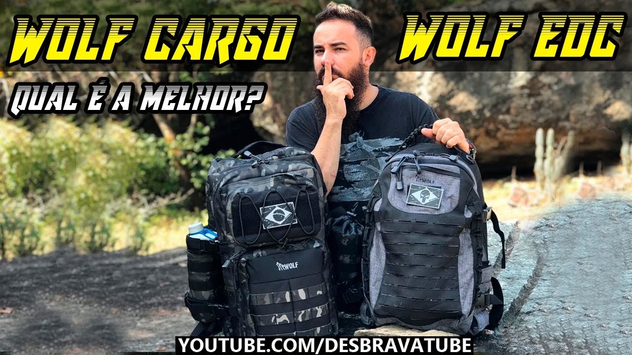 Mochila Wolf Cargo ou Wolf EDC qual eu devo comprar? Comparativo das mochilas Wolf da Rota Extrema