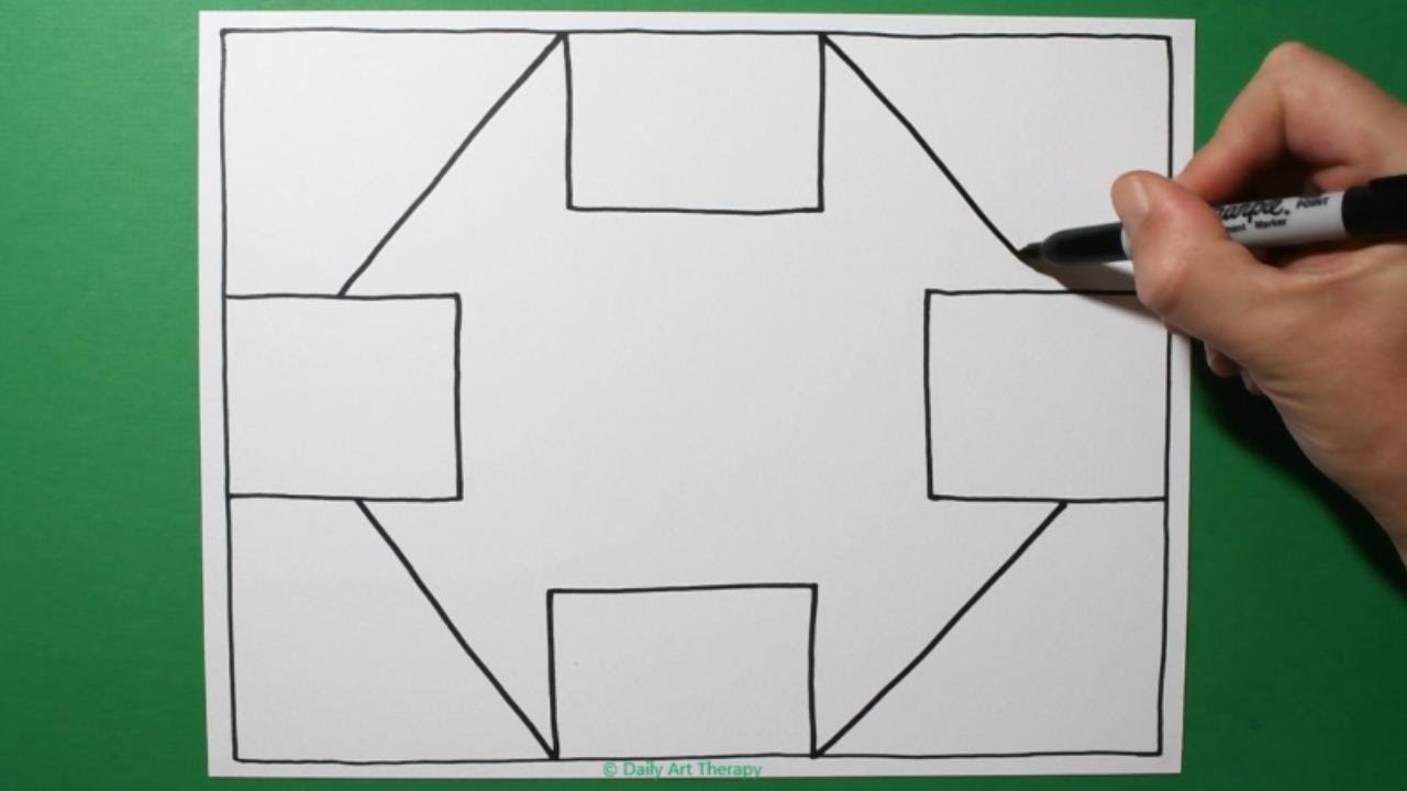 Daily Line Illusion #238 / Galactic Maze 3D Pattern / Satisfying Spiral Drawing / Art Therapy