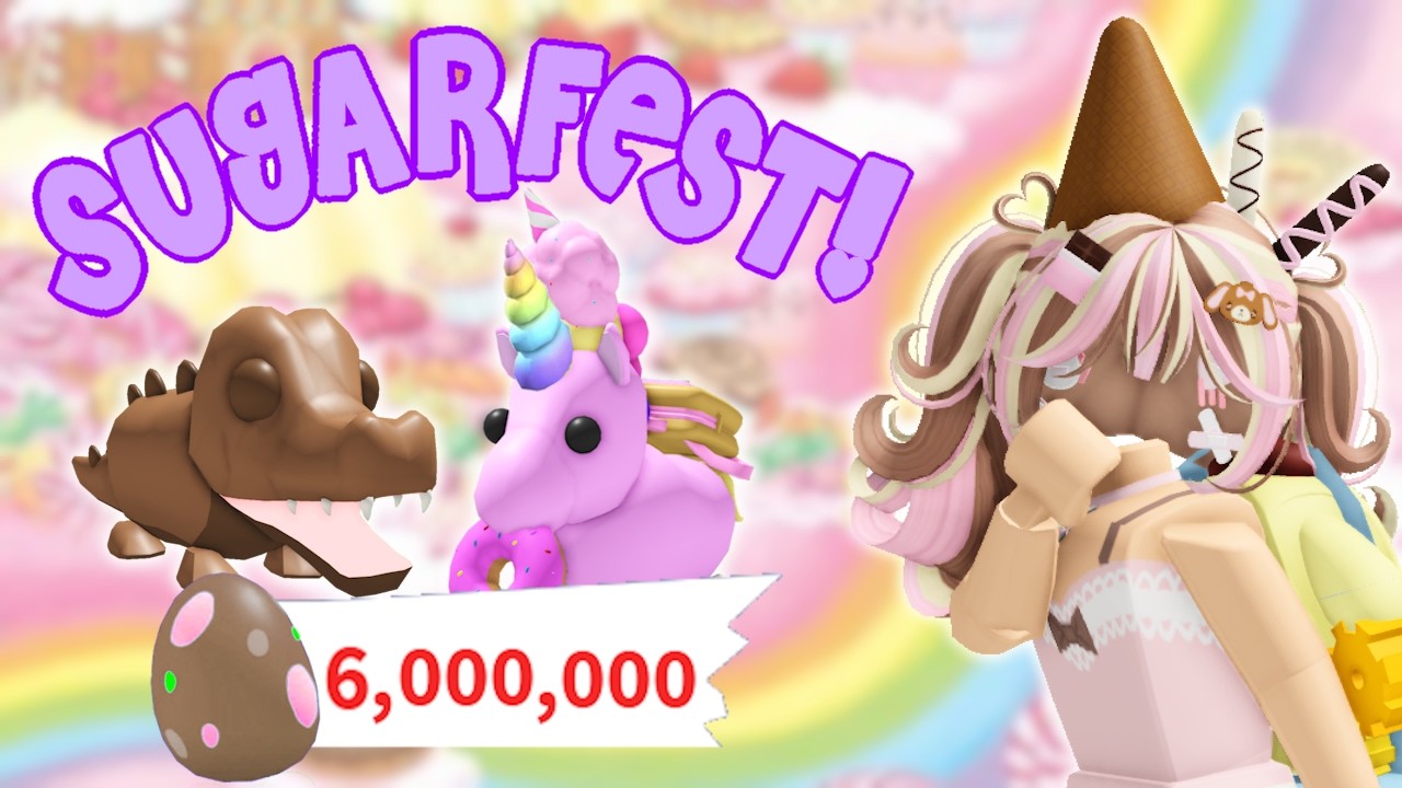 Get Ready for Sugarfest! Candy Unicorn & Cocodile | Adopt Me Roblox Update | Riivv3r