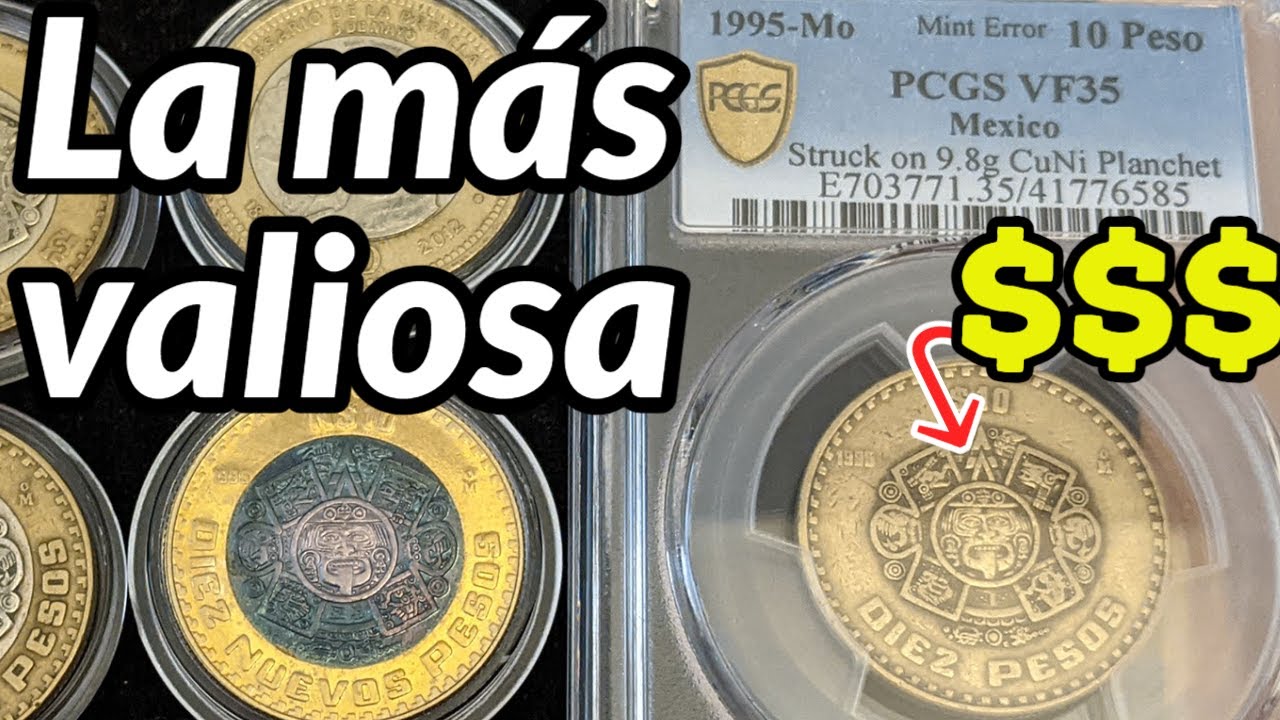 ¿La tienes?. Esta es la moneda MÁS VALIOSA de $10 y hoy vale más de $5,000 pesos.