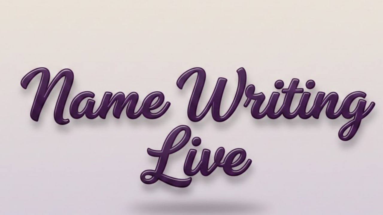 Writing Names Live 🔴🖊️