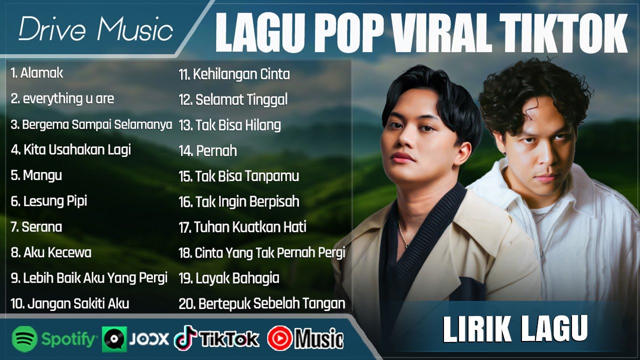ALAMAK - Rizky Febian | EVERYTHING U ARE - Hindia || LAGU POP INDONESIA VIRAL TIKTOK 2025 (LIRIK)