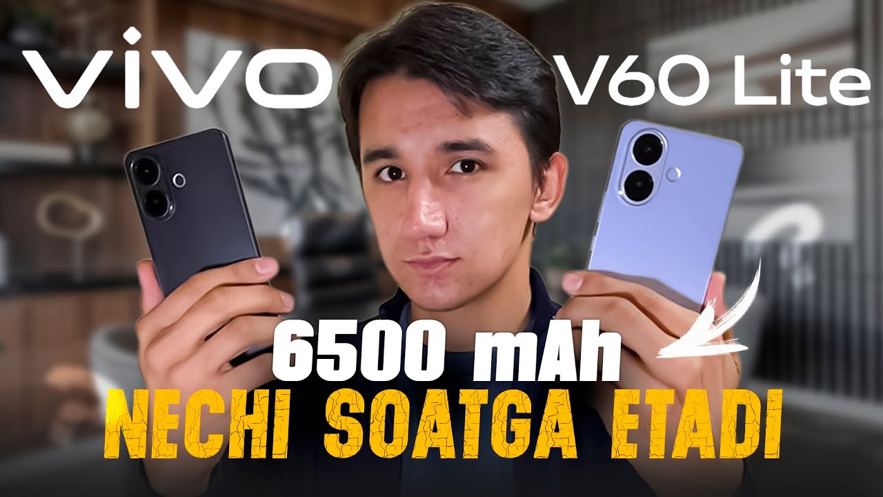VIVO V60 LITE O'ZBEKCHA TAHLIL / Kamera va GAME test