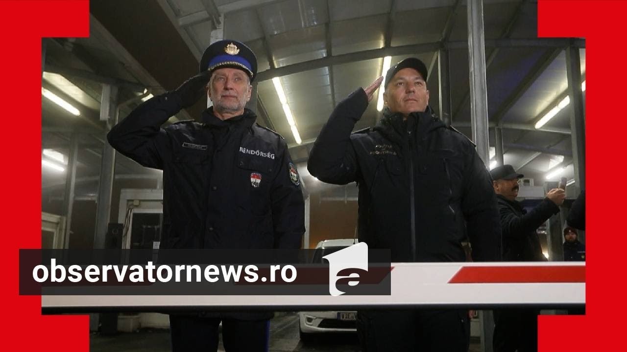 Intrarea României în Schengen. Primii şoferi care au trecut graniţele au primit diplome