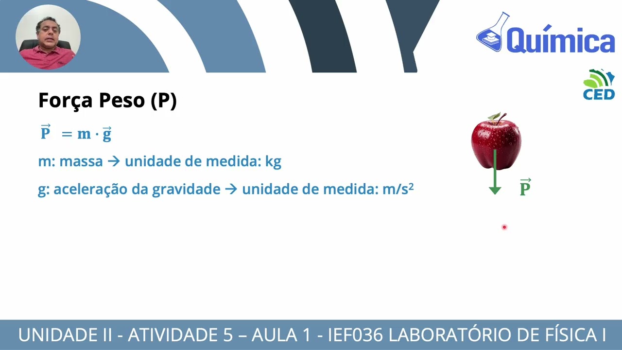 Atividade 5 - Aula 1 - IEF036 Laboratório de Física I - Curso de Química