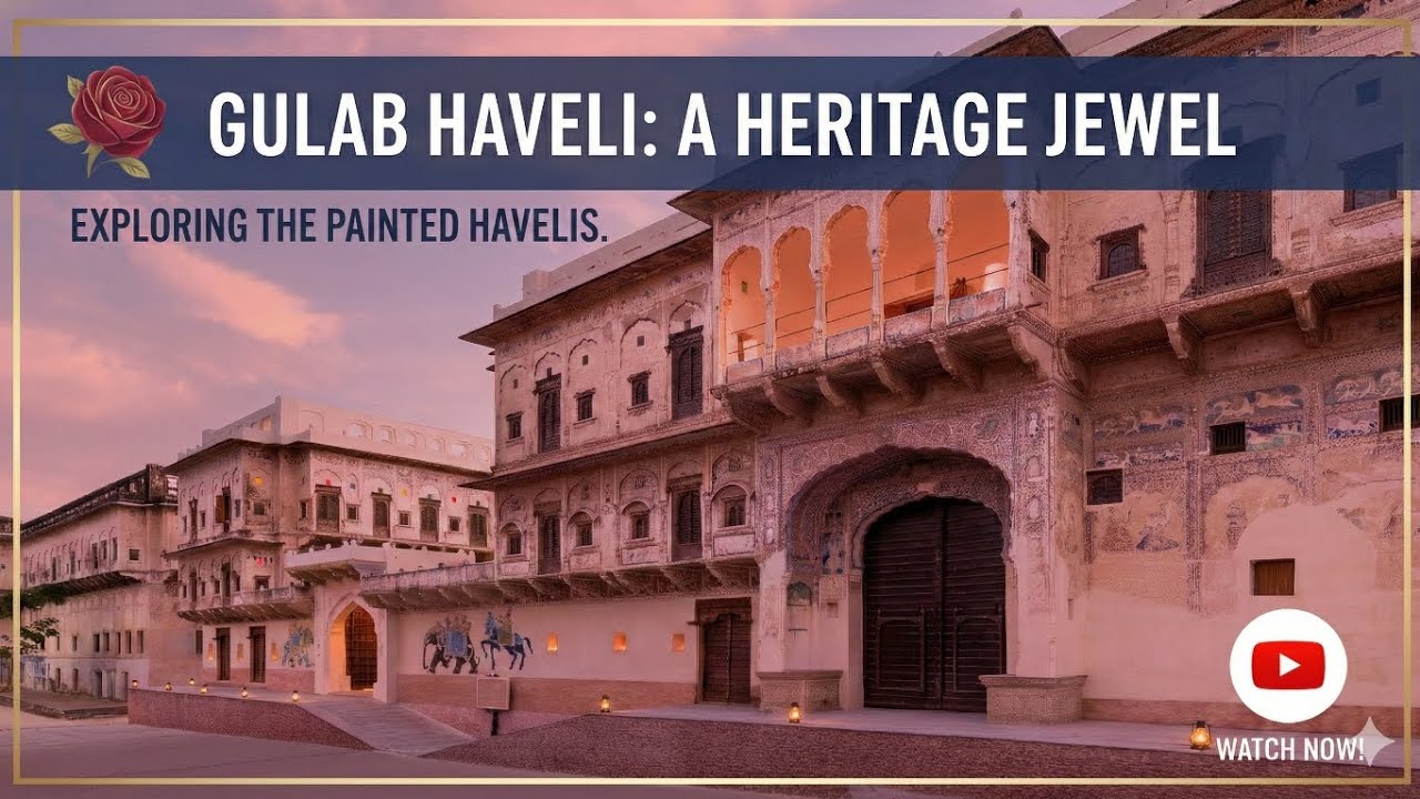 Gulab Haveli: A Masterpiece of Rajasthani Architecture 🌹 