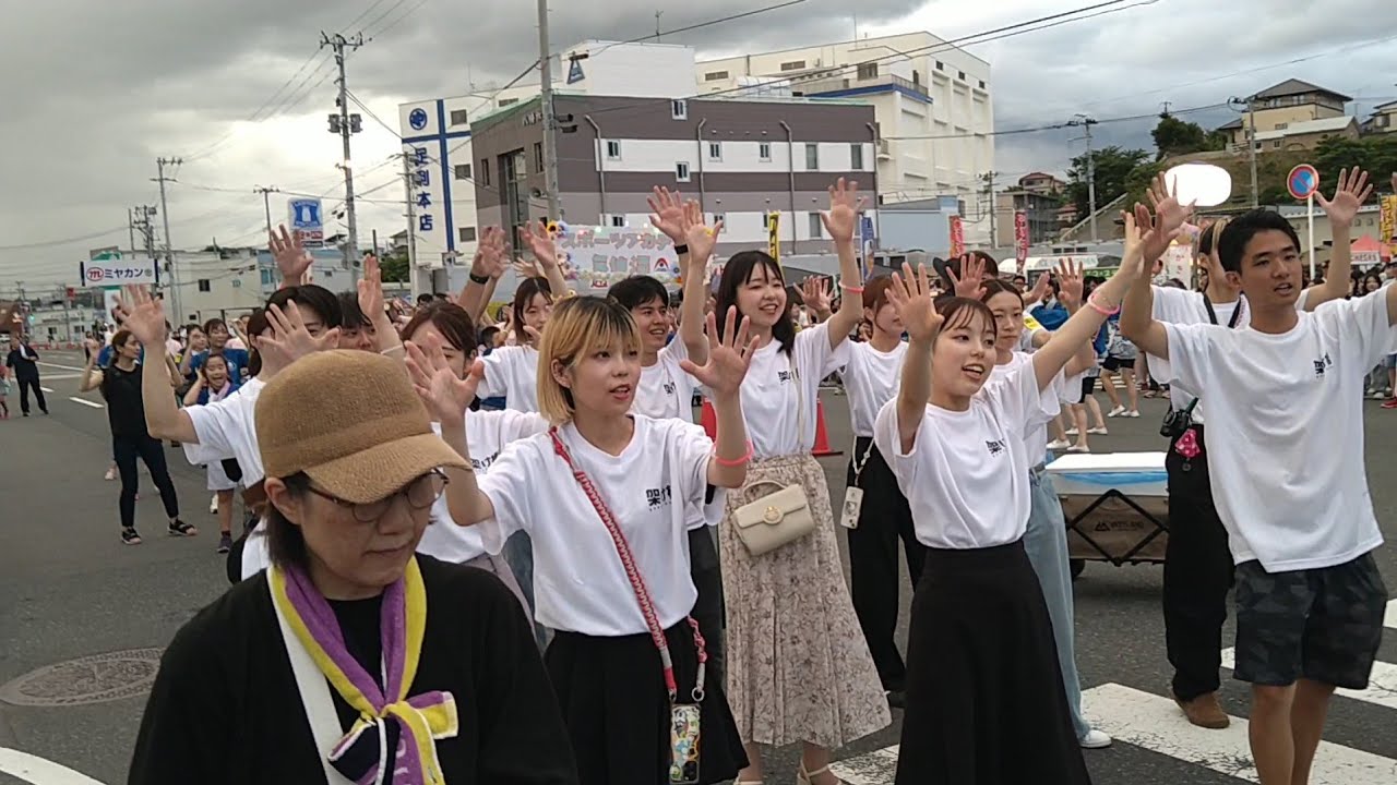 2025・8月2日・宮城県気仙沼市・輪踊り・はまらいんや踊り・気仙沼みなとまつり
