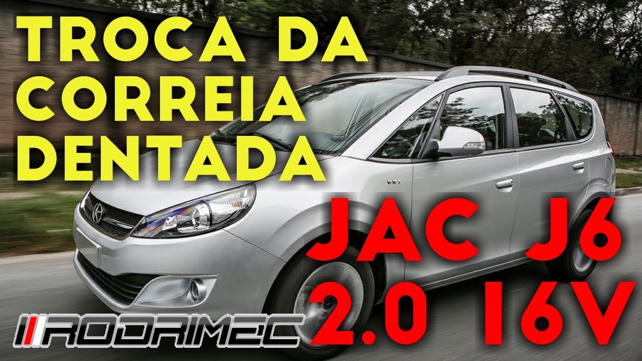 Troca da correia dentada do jac motors j6