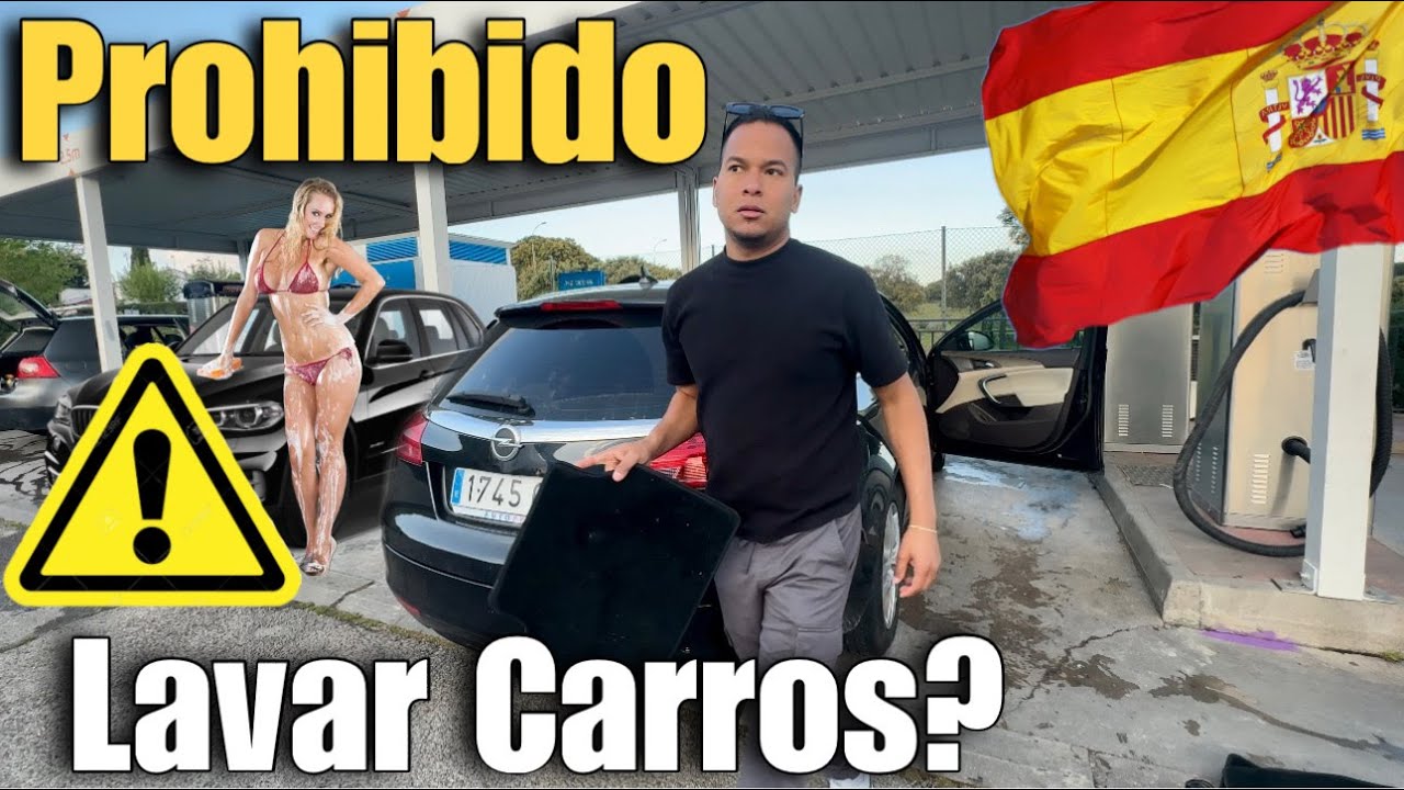 💦ASI SE LAVAN LOS COCHES en España por 3€ | PROHIBIDO LAVAR EN LA CALLE / ⚠️¡NO COMETAS ESE ERROR!