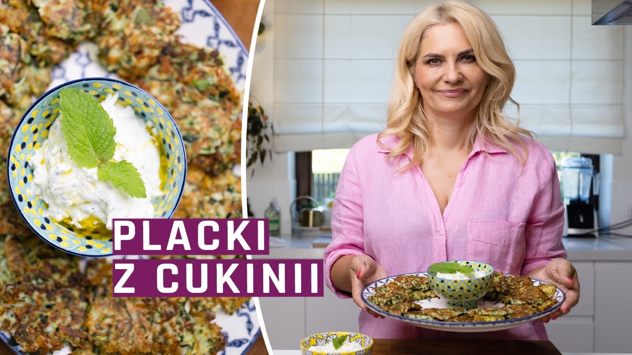 Placki z cukinii | sos tzatziki | moje ulubione przepisy