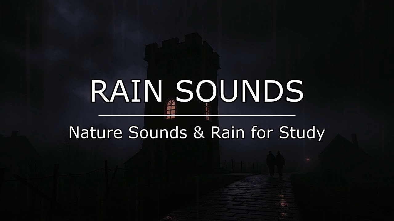 Calm Racing Thoughts with Rain Sounds for Study and Focus (No Ads) | Nature Sounds & Rain
