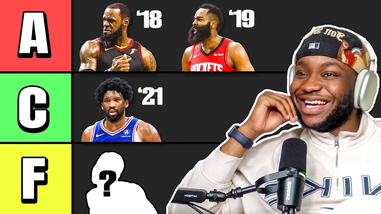We Put The Last 20 NBA MVP Runner-Ups In A Tier List