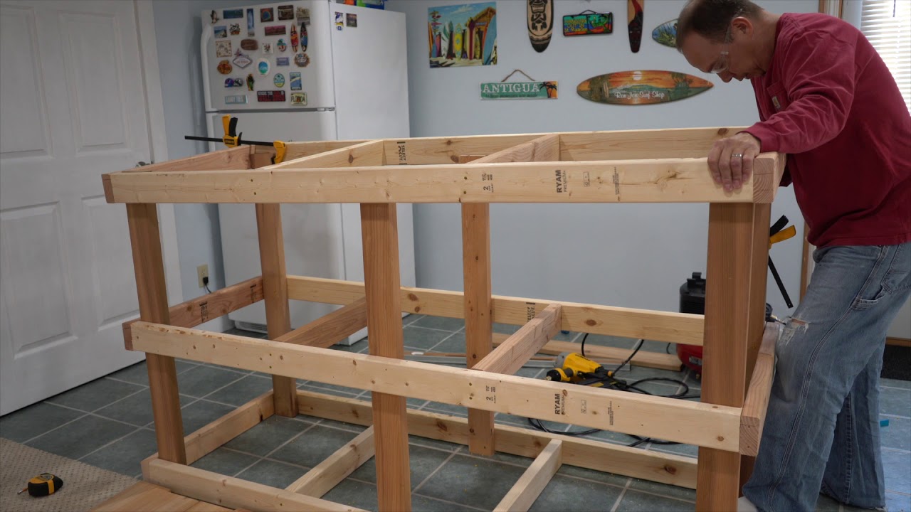How to build an island bar part # 1