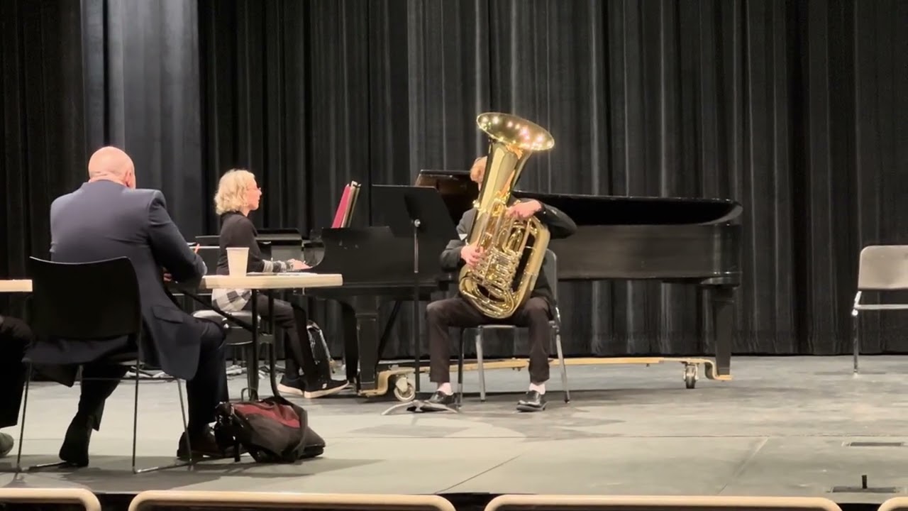 Andante and allegro tuba solo #tuba #issma #solo 