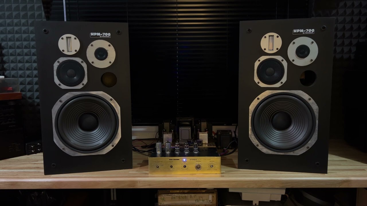Bafles Pioneer HPM-700 + Pre y Power Ken Brown SS1 TB-AUDIO
