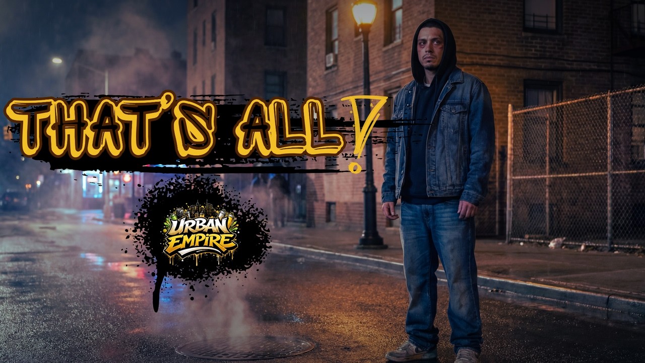 THAT’S ALL! 🔥 | Dark Street Rap Anthem (Urban Empire) — Real Talk Vibes