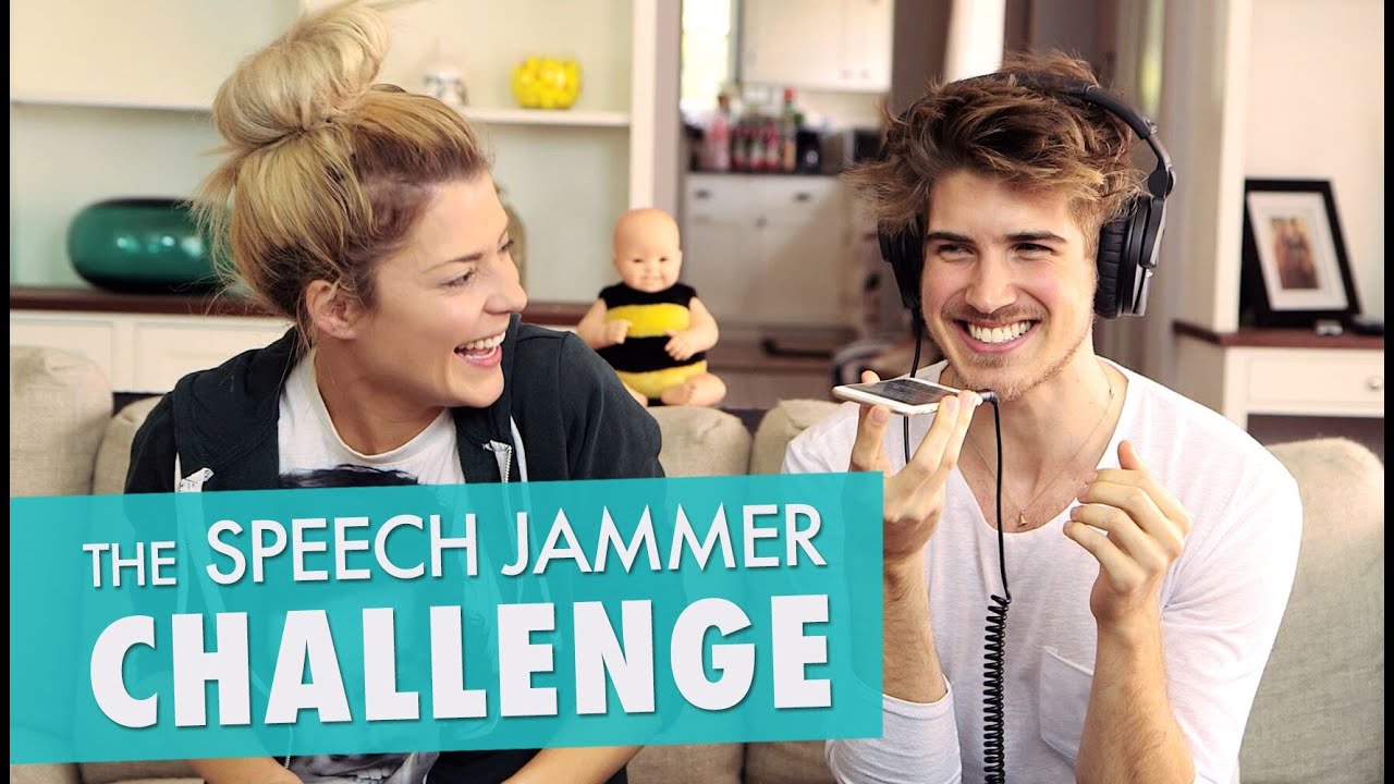 SPEECH JAMMER CHALLENGE w/ JOEY GRACEFFA // Grace Helbig