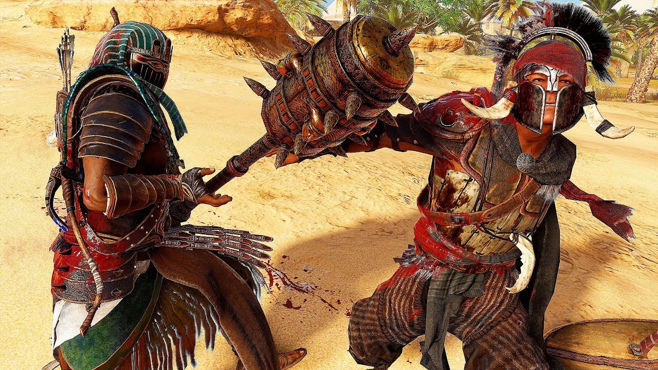 Assassin's Creed Origins Brutal Rampage with Legendary Weapons of Egypt