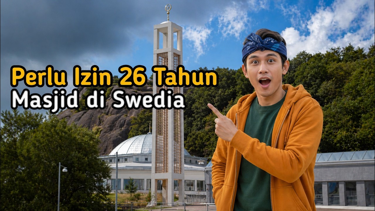Masjid dengan Arsitektur Khas Skandinavia di Swedia ll Muslim Travelers #vlog #WNI