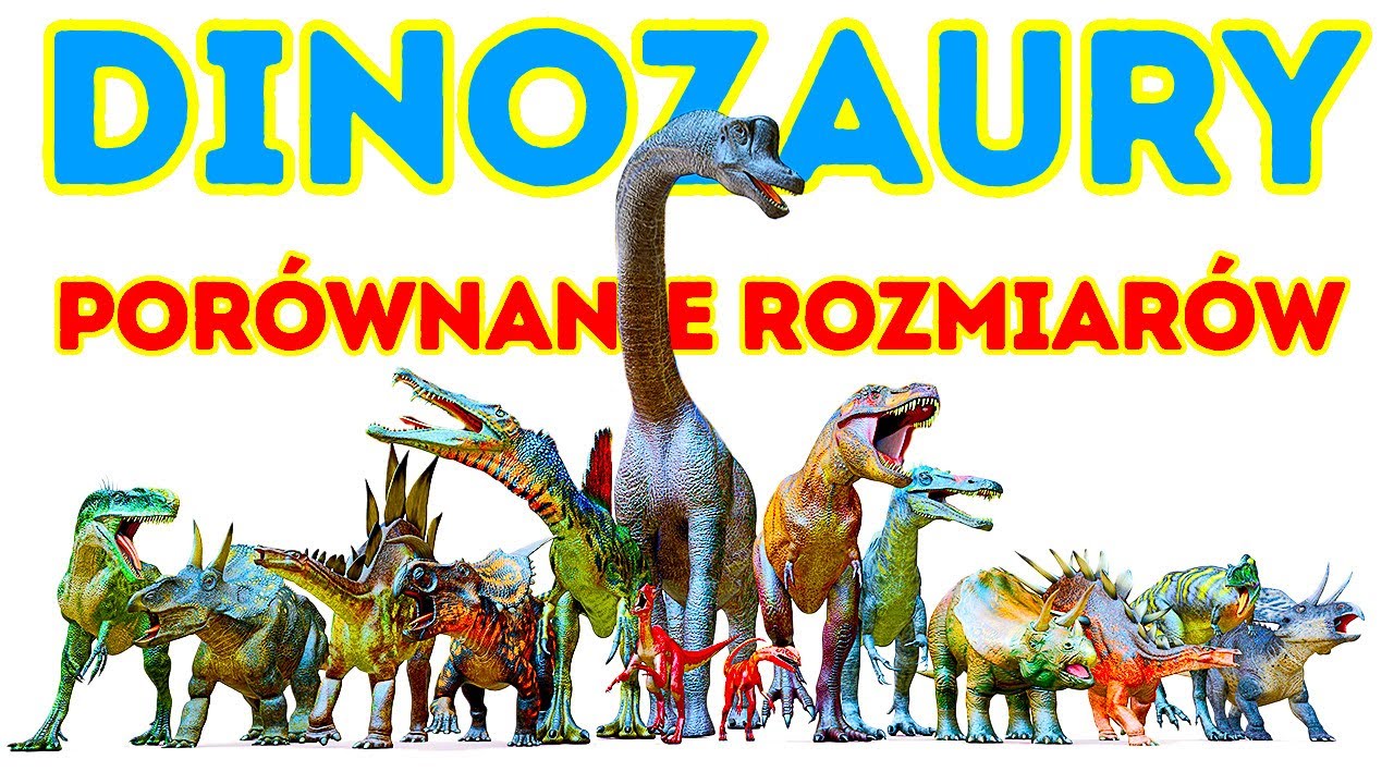 Dinozaury: od największych do najmniejszych