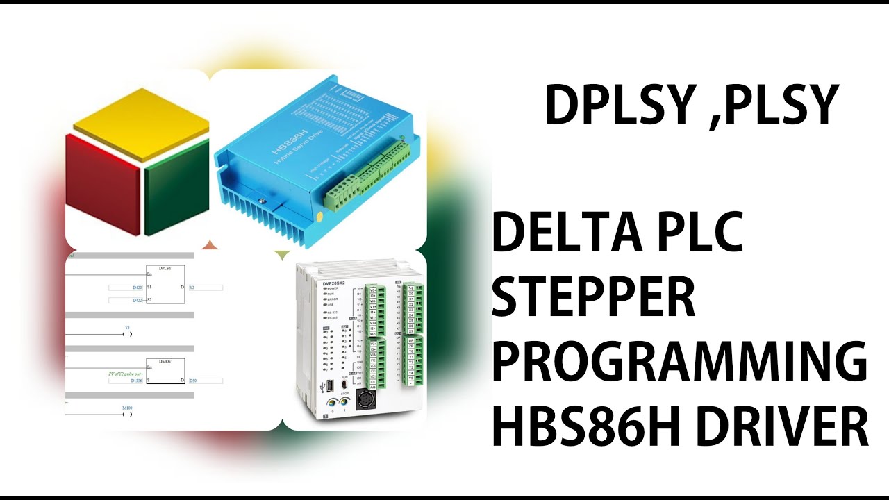 Программирование шаговых двигателей ПЛК PLSY, DPLSY, DELTA HB86H