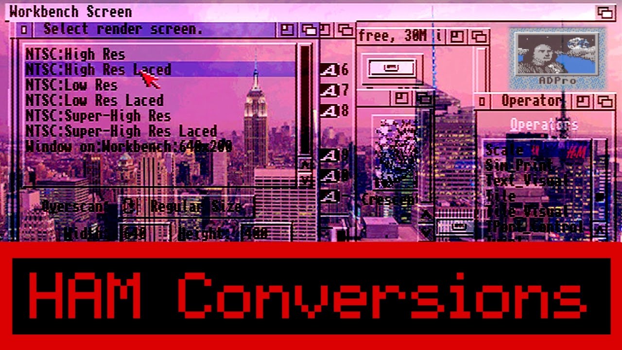 How to Convert Modern Photos to Commodore Amiga HAM Mode
