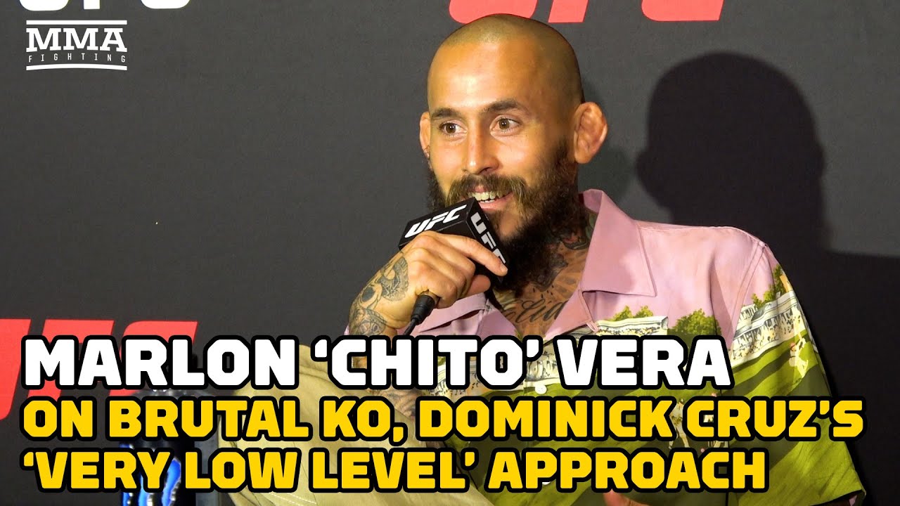 Marlon Vera Reacts To Brutal KO Win, Dominick Cruz's 'Very Low Level' Style | UFC San Diego