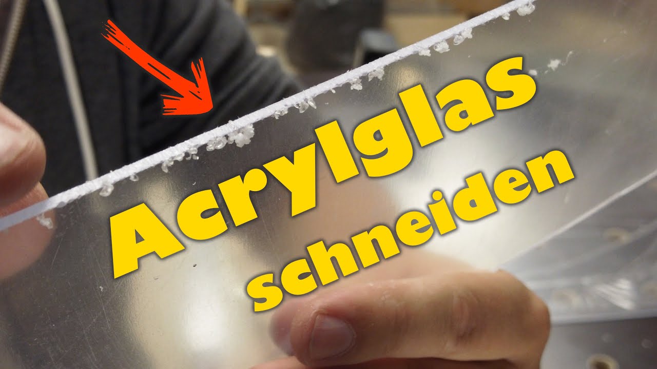 Acrylglas schneiden · 3 Möglichkeiten im Test 😎 ·  BastelBox