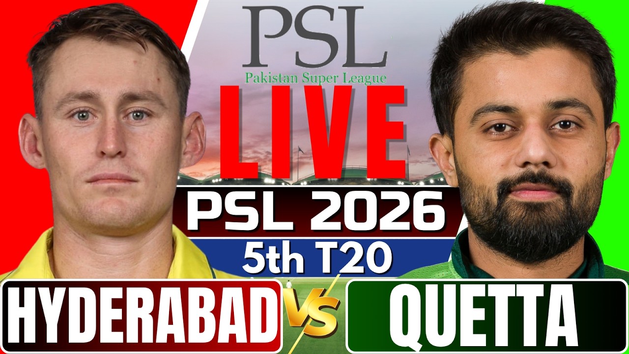 🔴Live: HHK vs QTG, PSL 2026 5th T20 | Live Scores & Commentary | Hyderabad vs Quetta