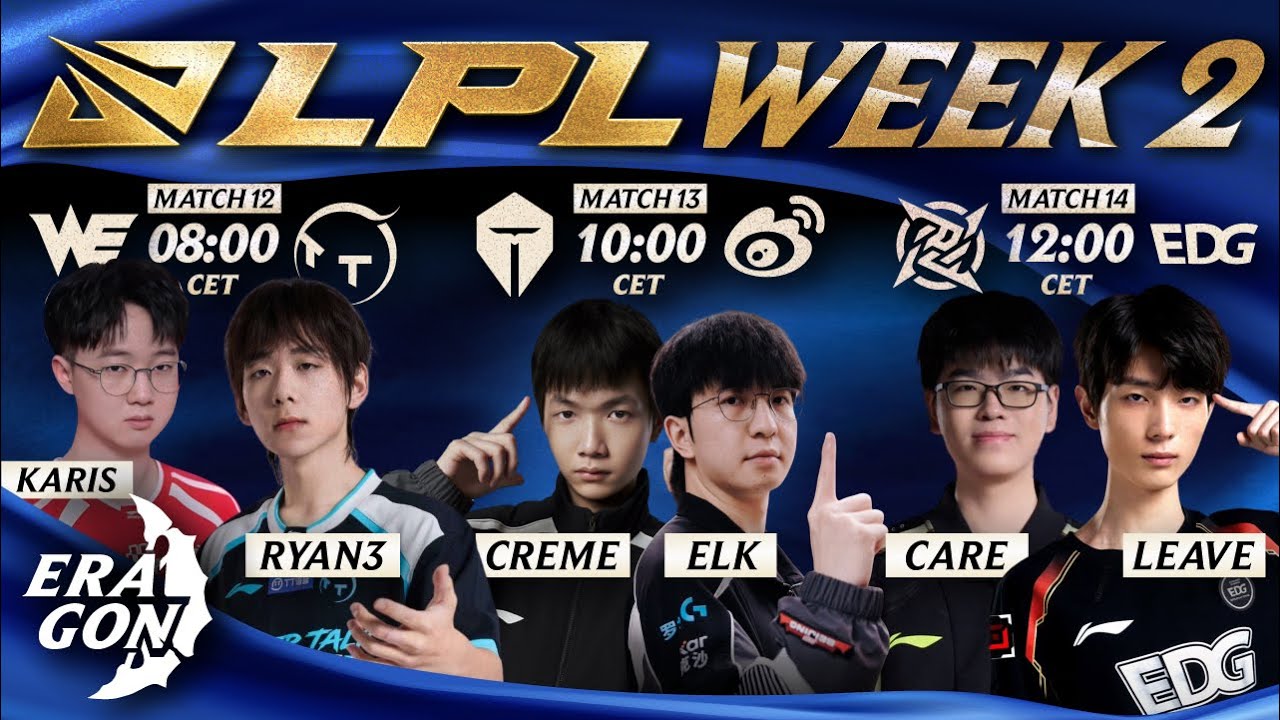 🔴 LPL 2026 | WE vs TT & TES vs WBG & NIP vs EDG 🔴 리그 오브 레전드 프로리그