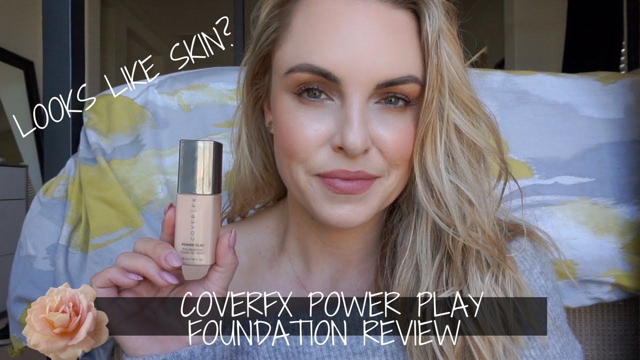 NEW CoverFx  Power Play Foundation Review & Demo || Foundation Friday-Elle Leary Artistry
