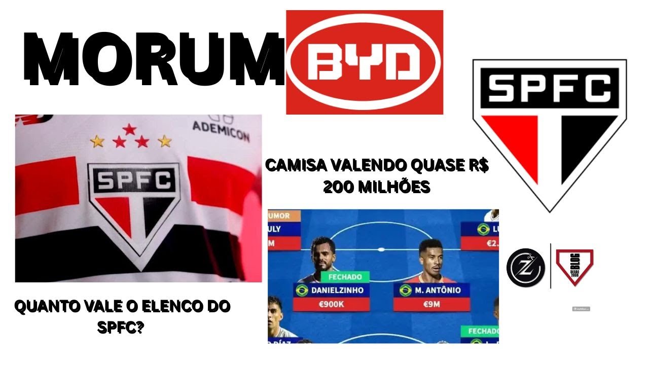 SPFC NOVO NAMING RIGHTS DO MORUMBI, VALOR ELENCO, VALOR CAMISA, BASTIDORES E +